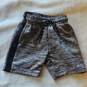 Okie Dokie Black and Gray Kids Shorts